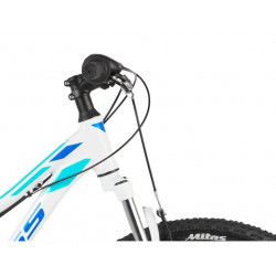 Kross Lea 1.0 26 2021 Biały - Niebieski Połysk