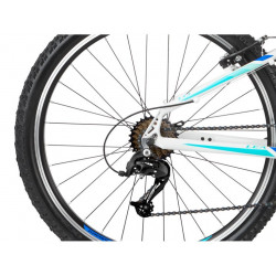 Kross Lea 1.0 26 2021 Biały - Niebieski Połysk