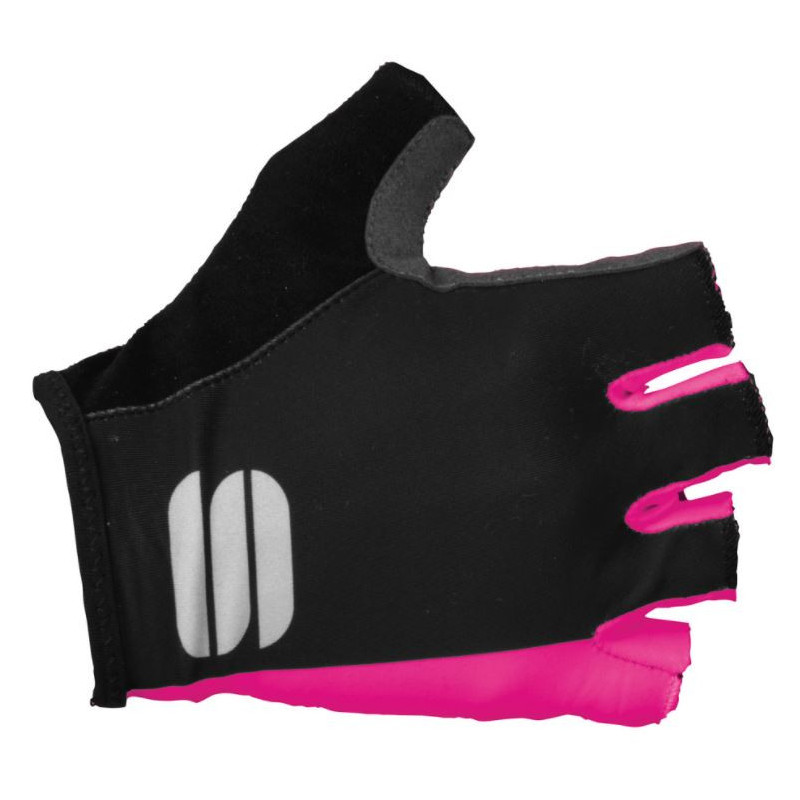 Sportful Diva rękawiczki bez palców damskie czarno różowe