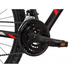 Kross Hexagon 3.0 27.5" 2021 Czarny - Czerwony - Srebrny Mat