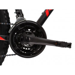 Kross Hexagon 3.0 27.5" 2021 Czarny - Czerwony - Srebrny Mat