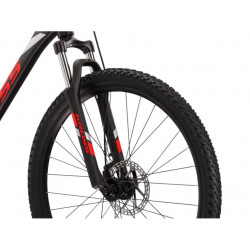 Kross Hexagon 3.0 27.5" 2021 Czarny - Czerwony - Srebrny Mat