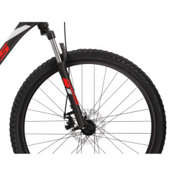 Kross Hexagon 3.0 27.5" 2021 Czarny - Czerwony - Srebrny Mat