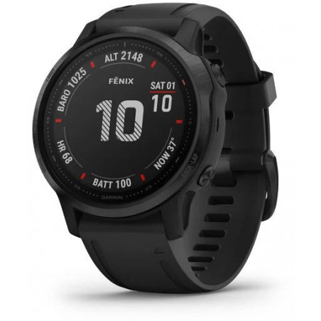 Zegarek sportowy z GPS Garmin Fenix 6S Pro czarny 42mm