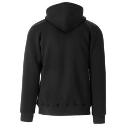 bluza z kapturem na suwak Kross  zip up hoodie czarna