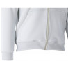 bluza z kapturem na suwak Kross  zip up hoodie szara