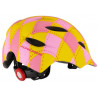 kask rowerowy dziecięcy kross infano żółty/różowy
