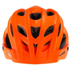 kask rowerowy mtb kross - green arrok pomarańczowy