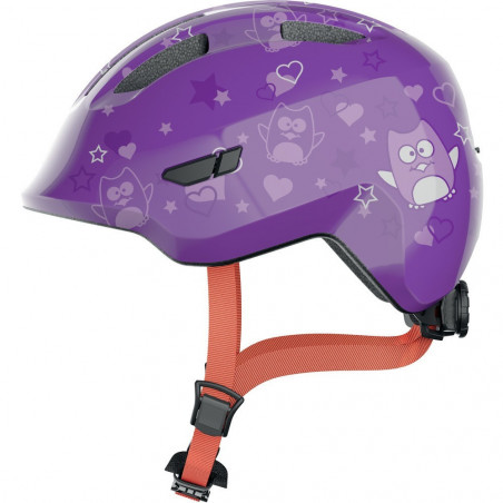 kask rowerowy dziecięcy abus robot smiley 3.0 purpurowy