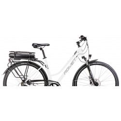 rower elektryczny romet gazela RM 1 biało-czarny 2021
