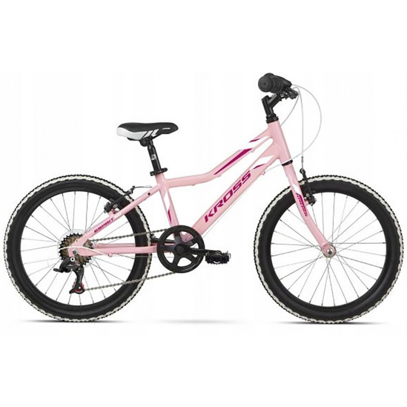 rower dziecięcy Kross esprit kid M SR różowy / biały / połysk