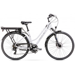 rower elektryczny romet gazela RM 1 biały / czarny 2022