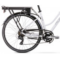 rower elektryczny romet e-gazela 1 biały / czarny 2022