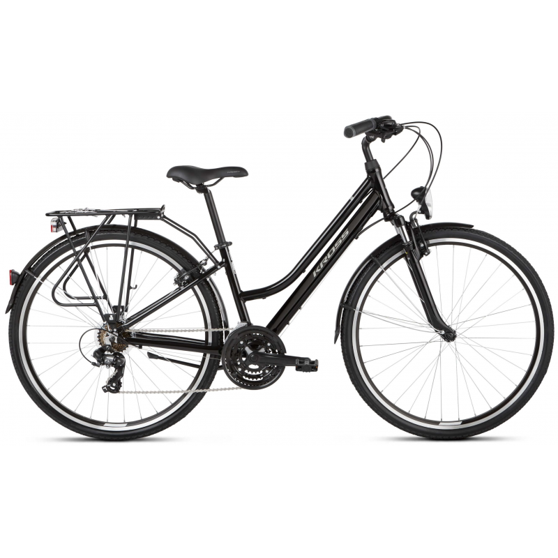 Kross Trans 1.0 Damski 2021 Czarny - Szary Połysk