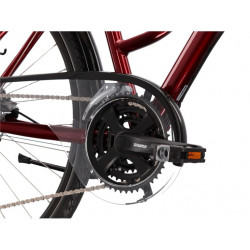 Kross Trans 5.0 Damski 2021 Rubinowy - Czarny Połysk