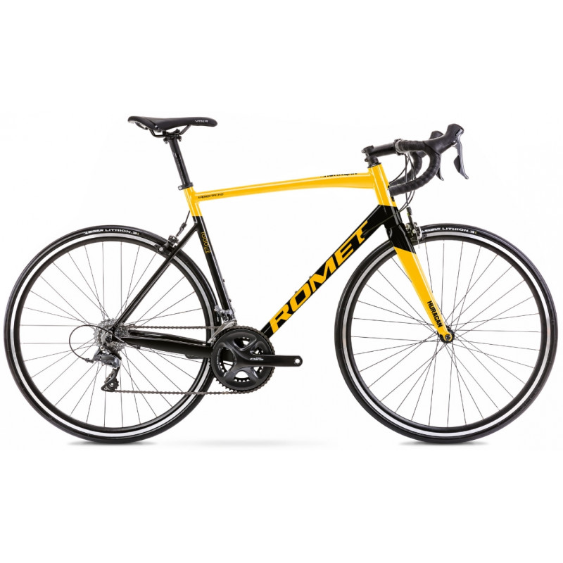 Romet Huragan 2  czarny / żółty 2023