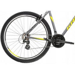 Kross Hexagon 2.0 27,5 grafitowy / czarny / żółty