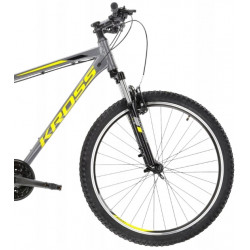 Kross Hexagon 2.0 27,5 grafitowy / czarny / żółty