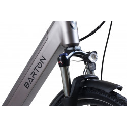 Rower elektryczny Barton TOURING EV-350 tytanowy