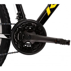 Kross Hexagon 1.0 2022 czarny / żółty / szary połysk