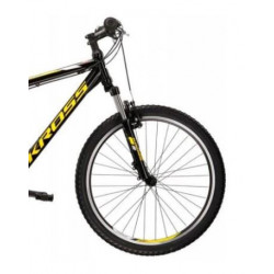 Kross Hexagon 1.0 2022 czarny / żółty / szary połysk