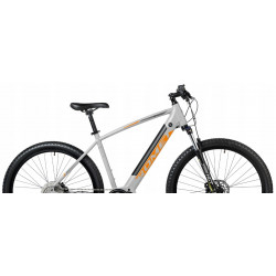 Romet e-Rambler E9.0 grafitowo-pomarańczowy 2023