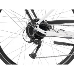 romet gazela rm 2 biało szary 2023