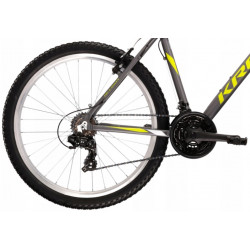 Kross Hexagon M grafitowy limonkowy biały mat 2024