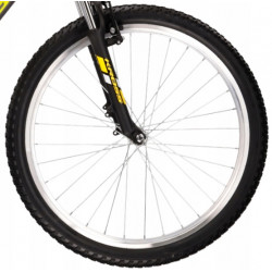 Kross Hexagon M grafitowy limonkowy biały mat 2024