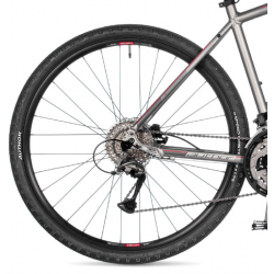 Rower crossowy AUTHOR Mission srebrny + eBon 100 zł