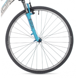 Rower crossowy AUTHOR Linea biały / niebieski 2025 + eBon 80 zł