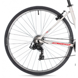 Rower crossowy Author Thema biały / czerwony 2025 + eBon 80 zł