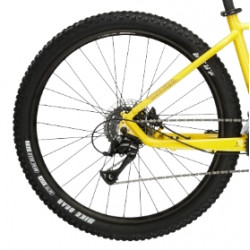 Kross Lea 4.0 koła 27,5 2024 żółty / fioletowy / połysk