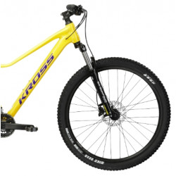 Kross Lea 4.0 koła 27,5 2024 żółty / fioletowy / połysk