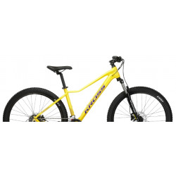 Kross Lea 4.0 koła 27,5 2024 żółty / fioletowy / połysk