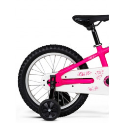 Rower dziecięcy Mbike QKI koła 16 różowy