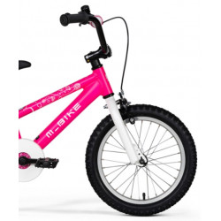 Rower dziecięcy Mbike QKI koła 16 różowy