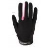 rękawiczki rowerowe damskie Kross flow femi line czarno różowe