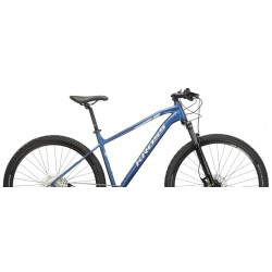 Kross Level 5.0 niebieski / srebrny połysk 2024