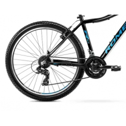 Romet Rambler R6.0 JR czarny / niebieski / srebrny 2024