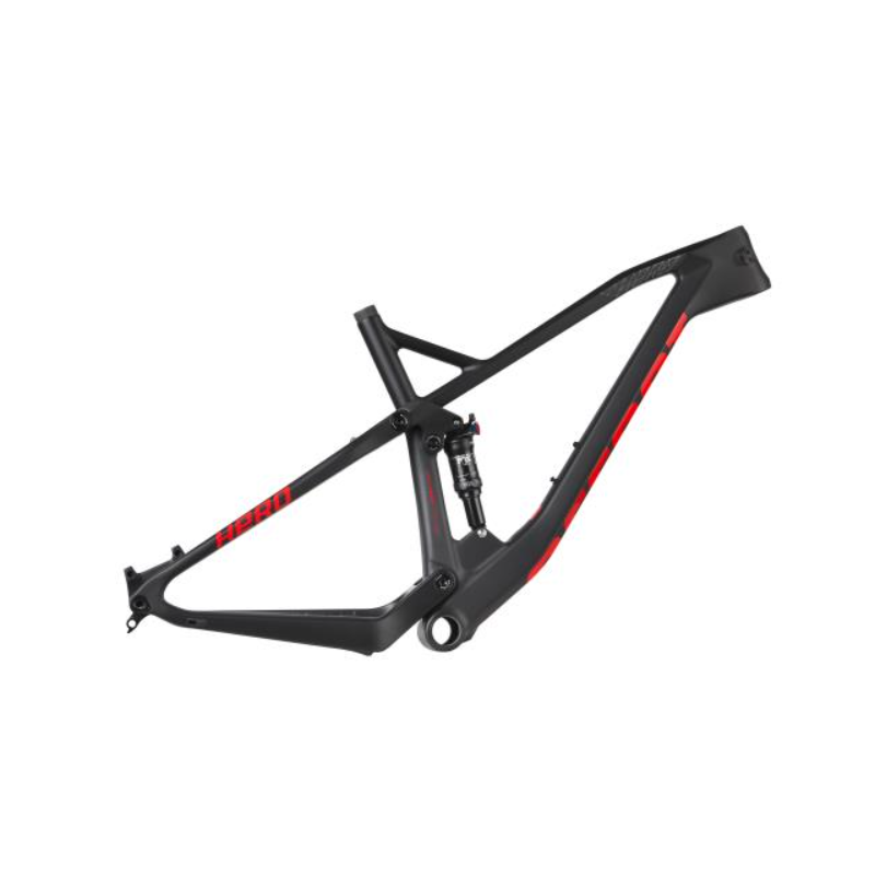 Accent rama MTB 29 Hero Carbon czarno-czerwona, boost 148x12mm