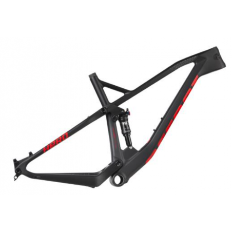 Accent rama MTB 29 Hero Carbon czarno-czerwona, boost 148x12mm