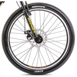 Romet Rambler DIRT 24 czarny / pomarańczowy 2023