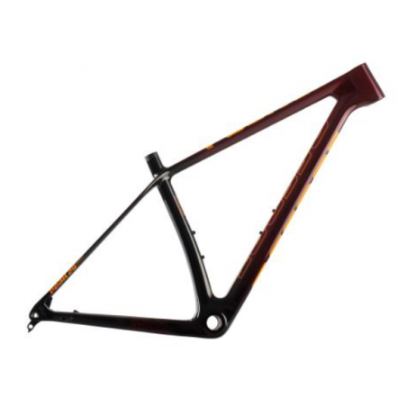 Accent rama MTB 29 Peak Carbon Boost cherry orange, boost 148x12mm