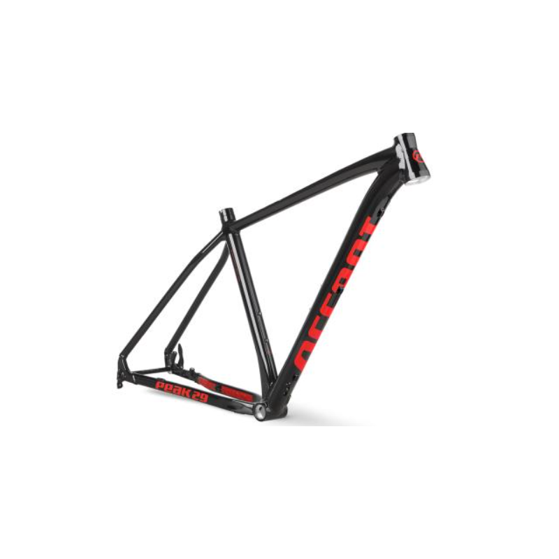 Accent rama MTB 29 Peak Boost czarno-czerwona, boost 148x12mm