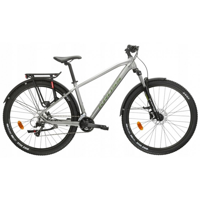 Kross Hexagon 4.0 EQ koła 29" szary zielony połysk 2024