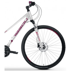 Rower crossowy TABOU 28 FLOW 3.0 W white / raspberry