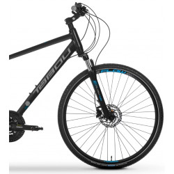 Rower crossowy TABOU 28 Flow 4.0 męski czarny / niebieski