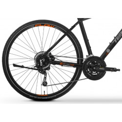 Rower crossowy Tabou 28 Flow 4.0 czarny / pomarańczowy