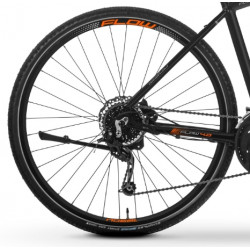 Rower crossowy Tabou 28 Flow 4.0 czarny / pomarańczowy